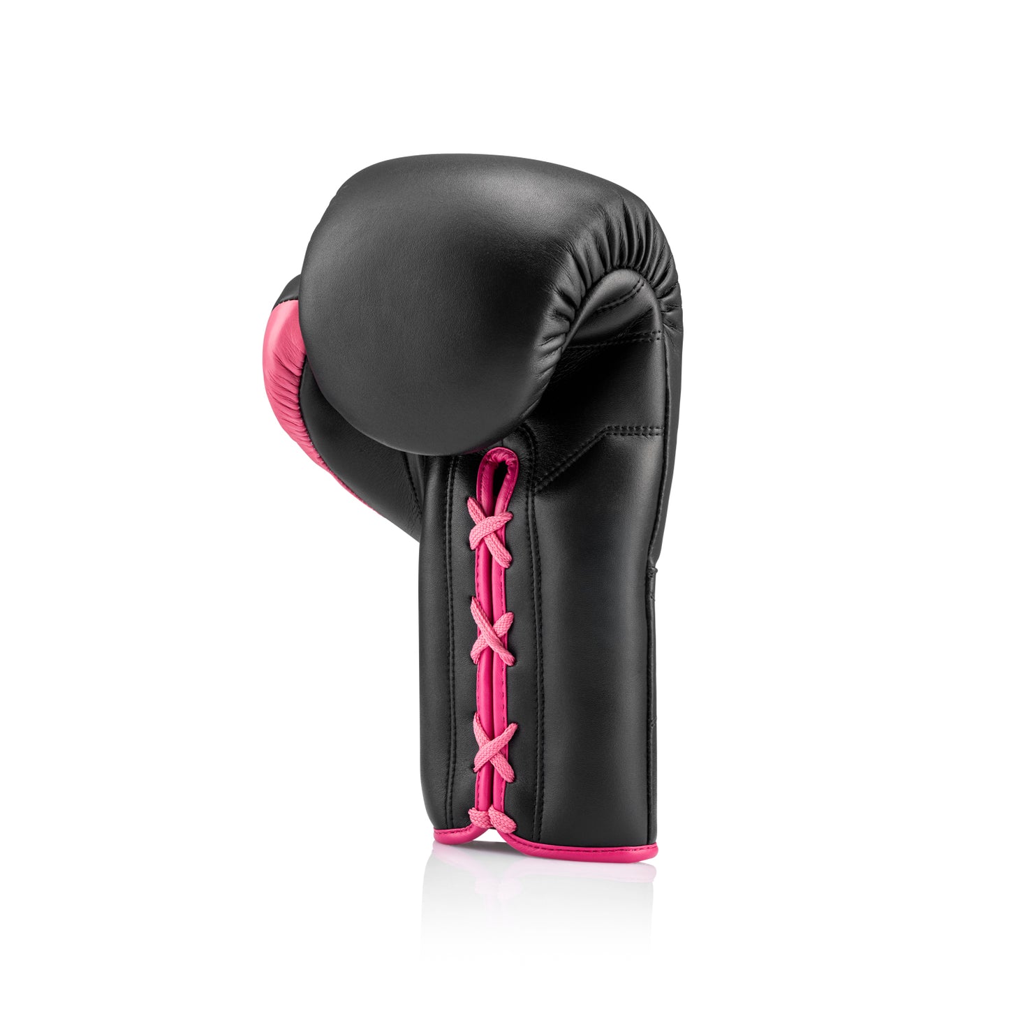 Lace-Up Black & Pink