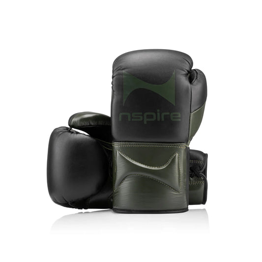 Lace-Up Microfiber Army Green