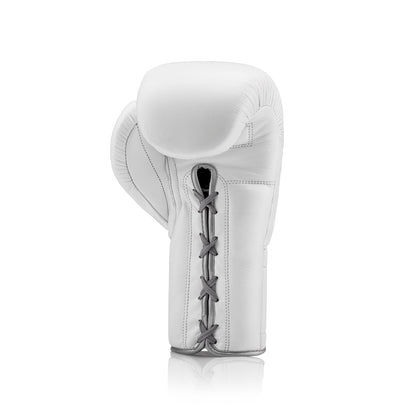 Elite Leather White & Silver