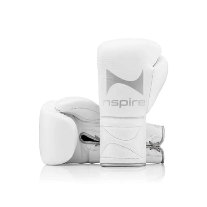 Elite Leather White & Silver