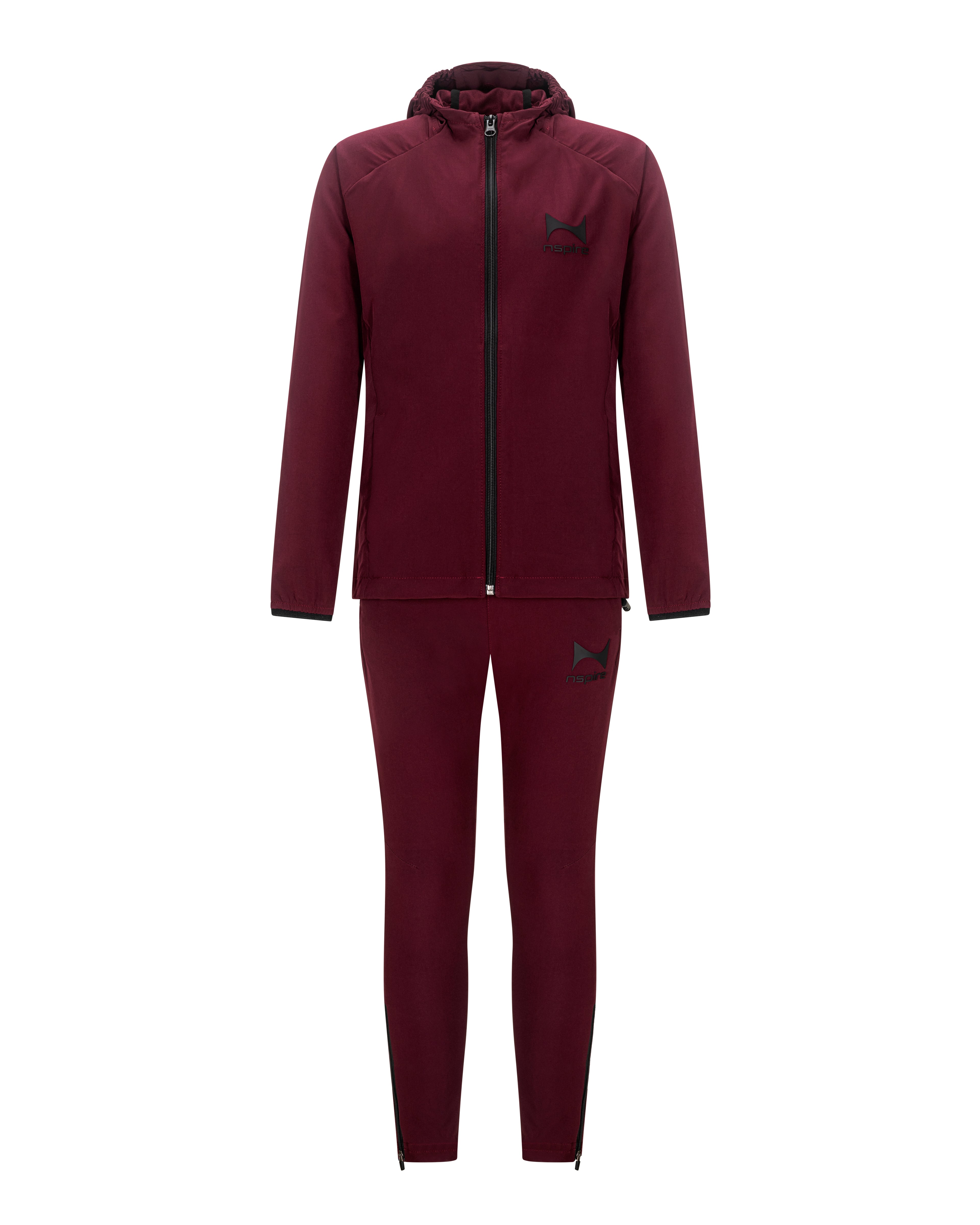 Kids Performance Tracksuit – Mehroon