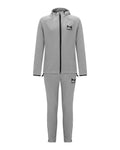 Kids Performance Tracksuit – Silver/Grey
