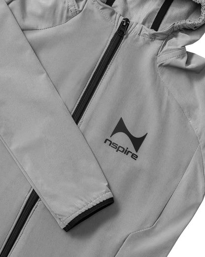 Kids Performance Track Suit – Silver/Grey