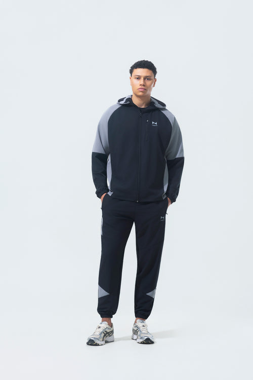 Elite Performance Tracksuit – Black/Silver