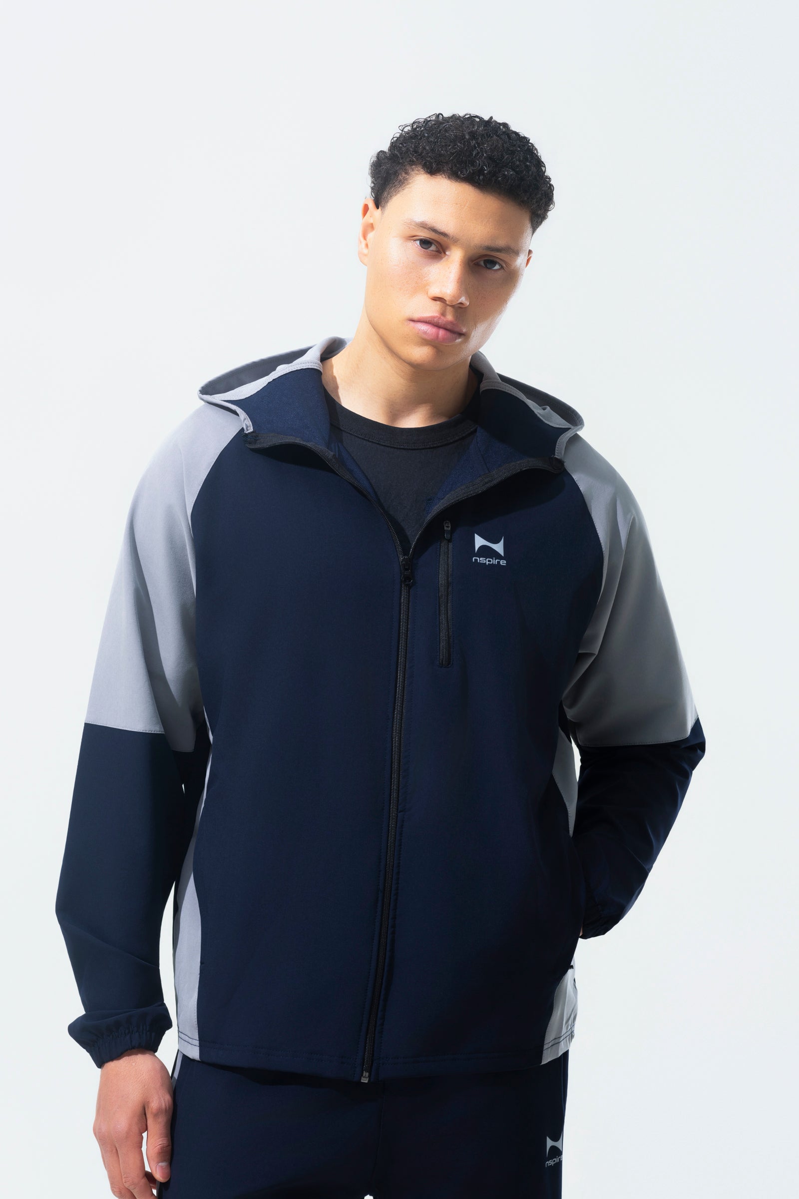 Elite Performance Tracksuit – Navy/Silver
