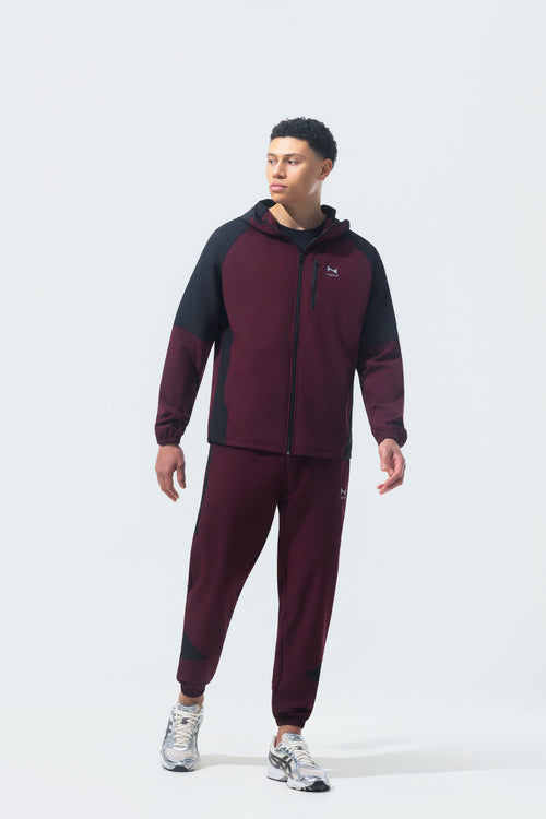 Elite Performance Tracksuit – Burgundy