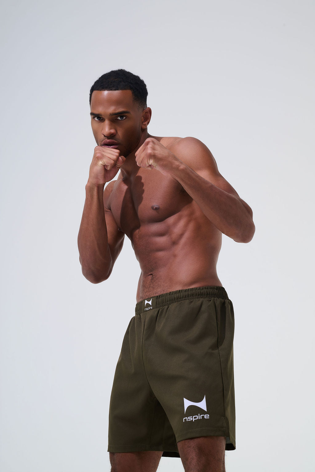 Hybrid Fight Short - Army Green