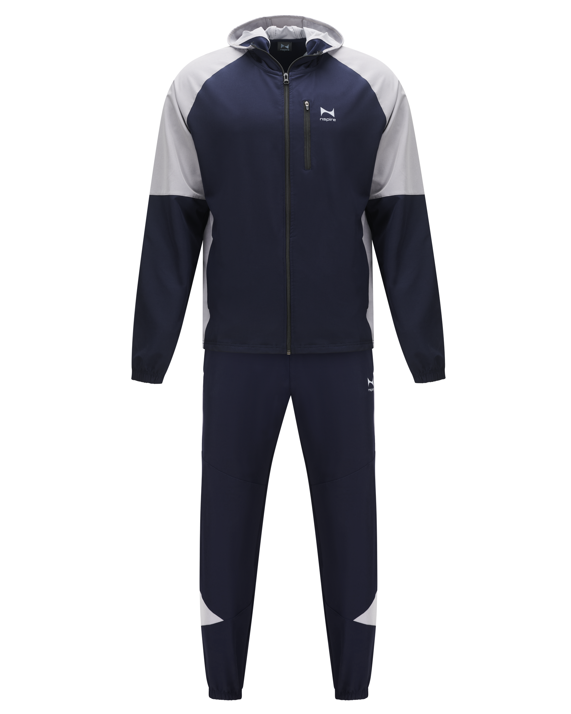 Elite Performance Tracksuit – Navy/Silver