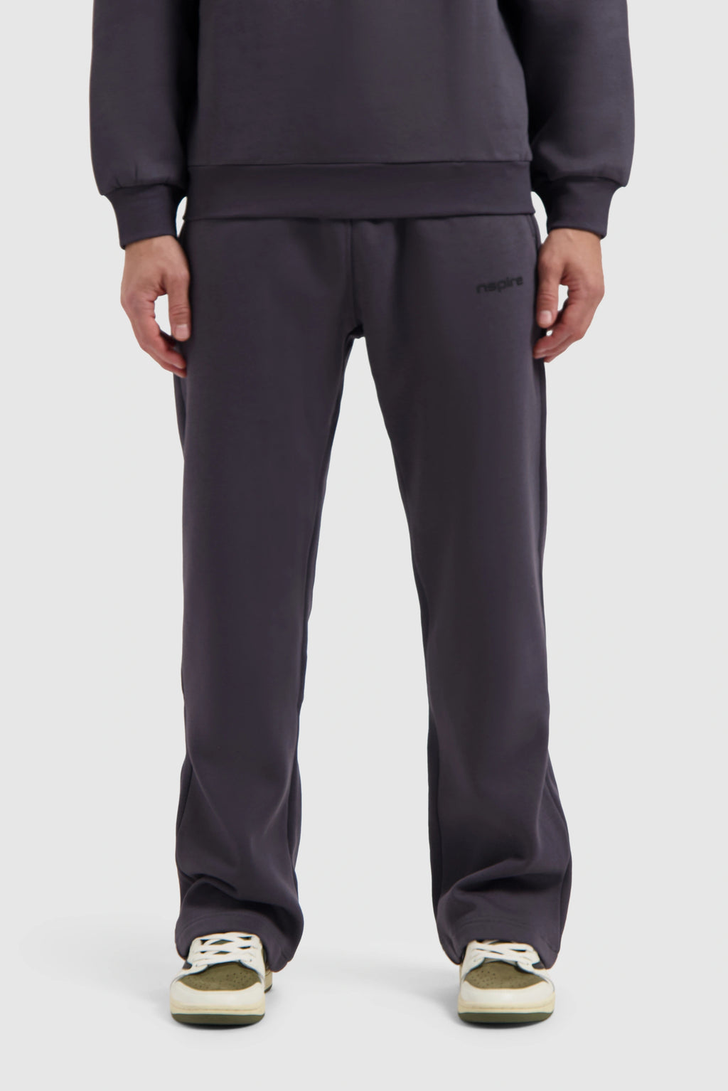 Fleece Baggy Pants - Dark Grey