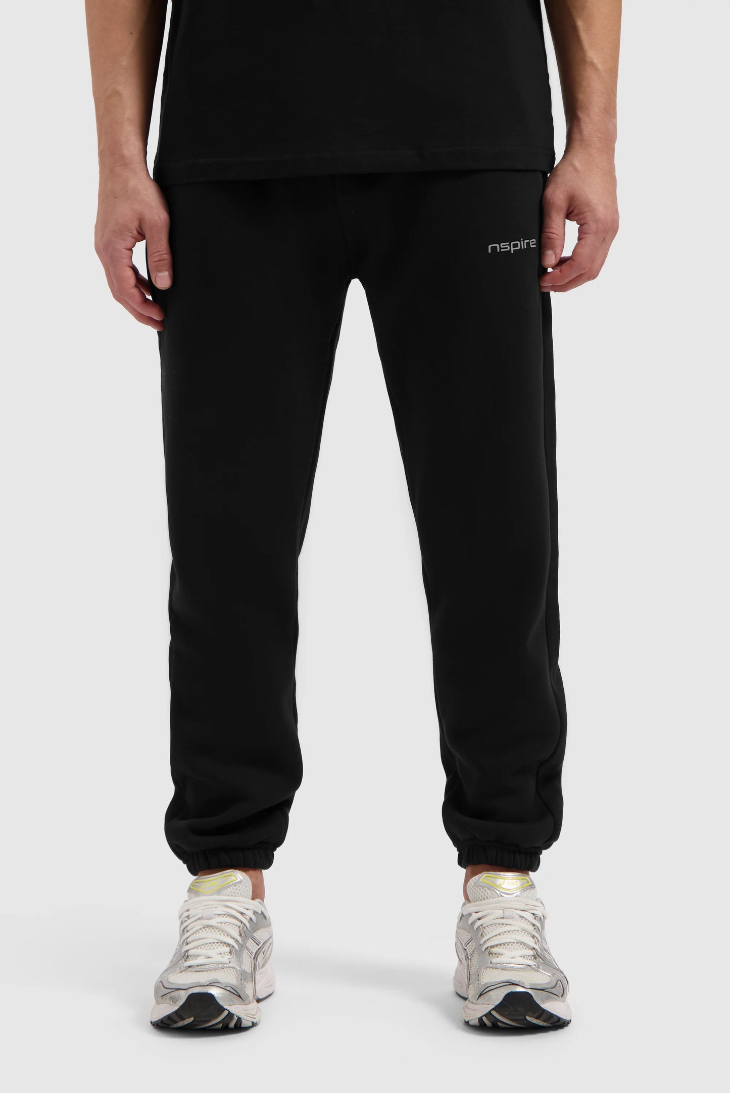 Fleece Track Suit Hoodie Set - Black