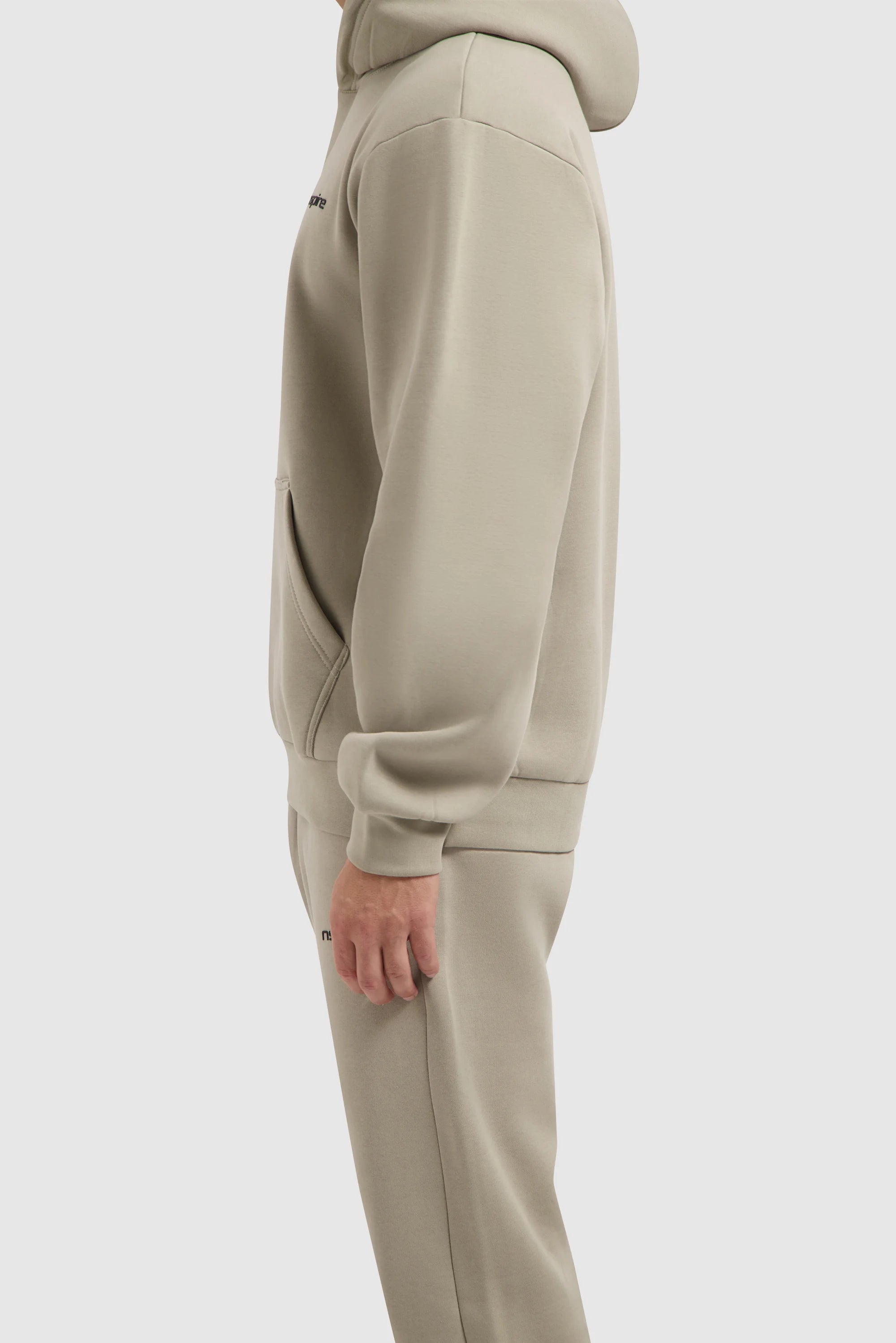 Fleece Hoodie - Beige
