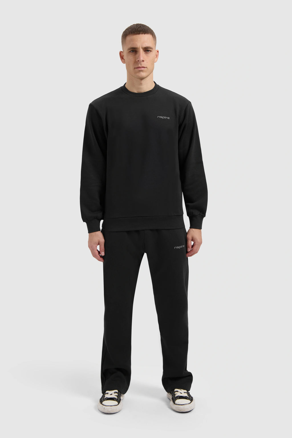 Fleece Crewneck - Black