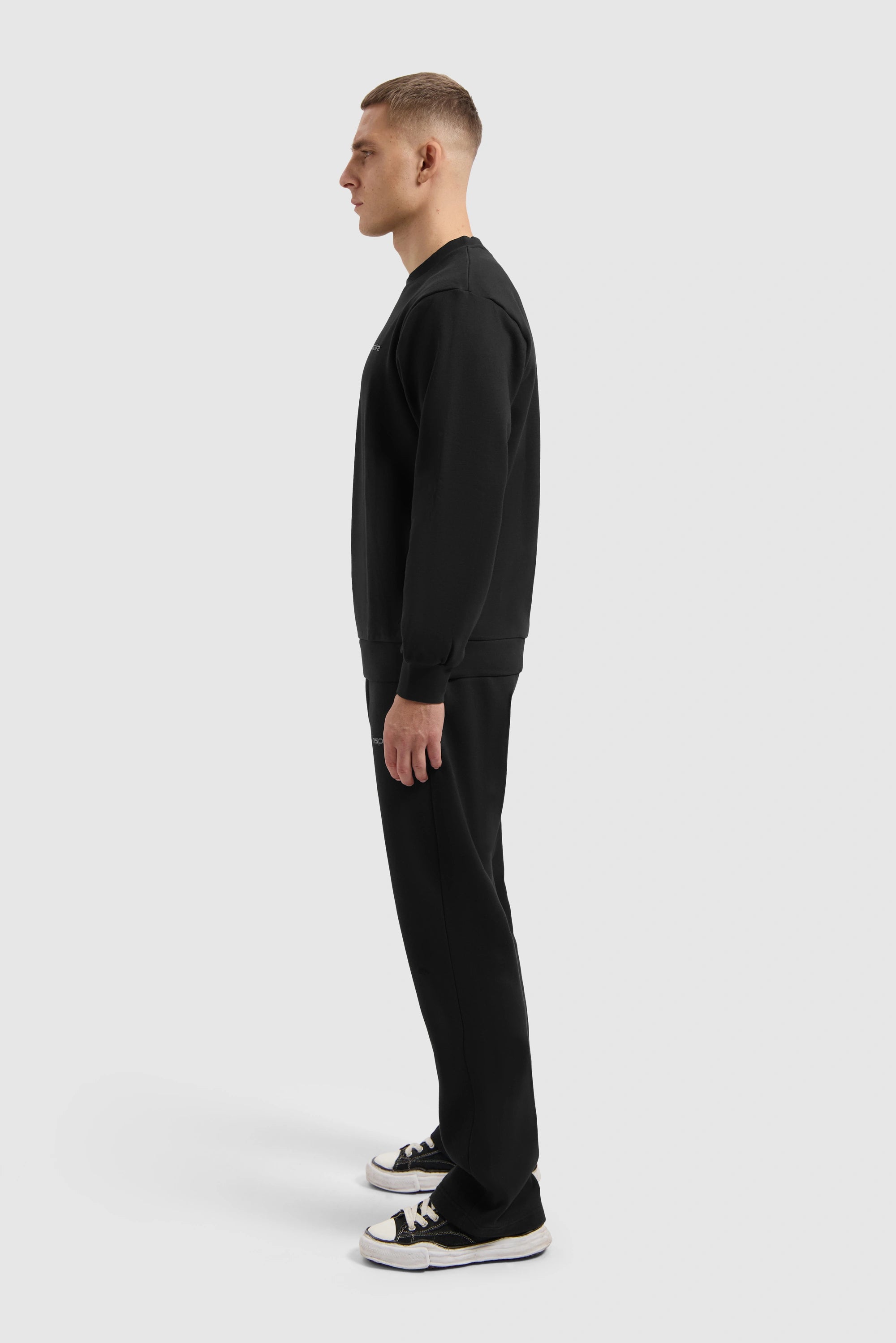 Fleece Crewneck - Black